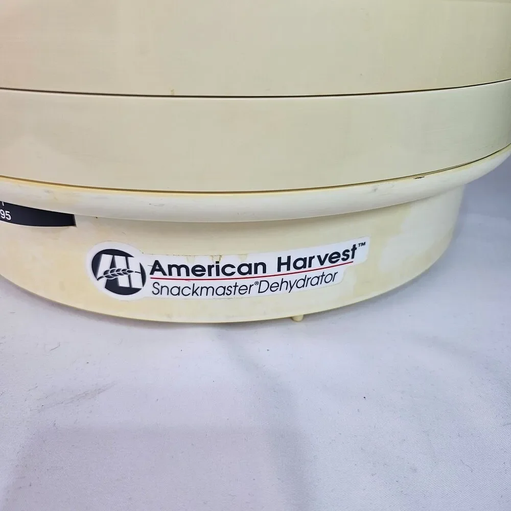 American Harvest Snackmaster FD50/30 Food Dehydrator 8 Tray 550W Tested Works